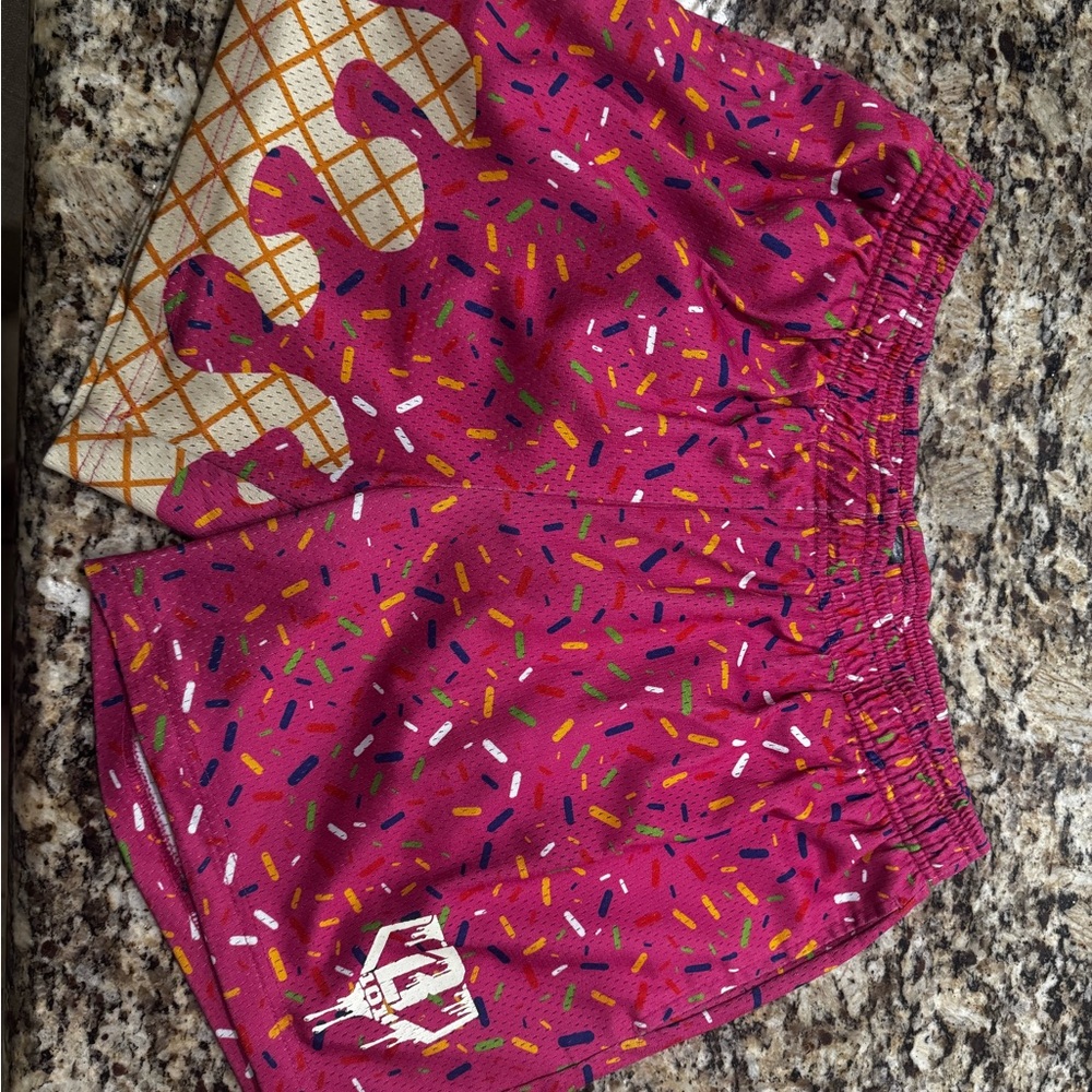 Baseball lifestyle 1010 Colorful Ice cream Sprinkle Patterned Shorts
